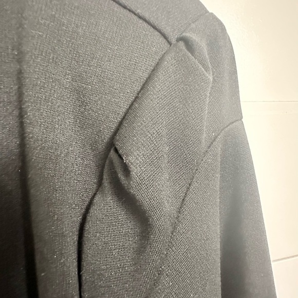 NWOT. XL. Military inspired blazer stretch buttons. Puff sleeve - Picture 8 of 13